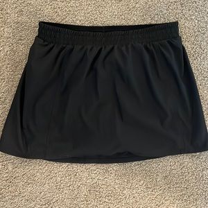 Black mini skort- Girlfriend Collective